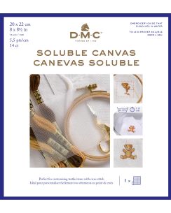 Toile à broder soluble 20x22cm