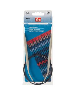 Aiguilles à tricoter circulaires, gris perle ou gris