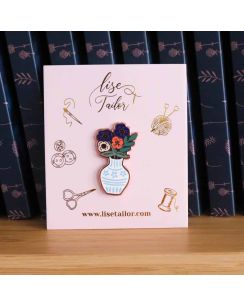 Pin's Vase fleur - Lise Tailor