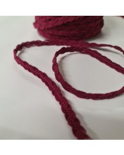 Passementerie 8mm bordeaux