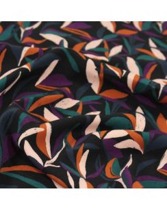 Tissu viscose Mowgli multicolore - Églantine et Zoé