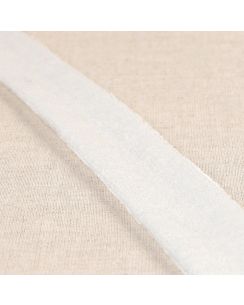 Biais bouclette blanc