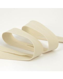 Biais coton bio 20mm écru