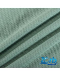 Tissu ZORB super absorbant 3D coton bio antimicrobien vert