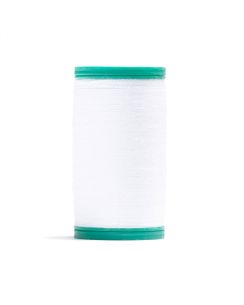 Bobine de fil cordonnet 100 % polyester Blanc