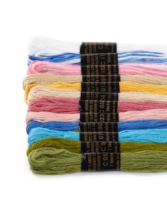 12 échevettes fil mouliné