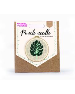 Kit punch needle feuille dia. 200mm