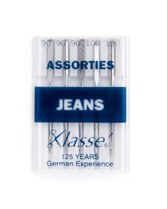 Aiguilles machine jeans assorties