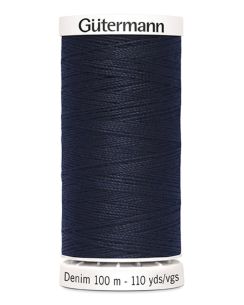 Fil à coudre Denim Gütermann 100 m bleu marine - COL 6950
