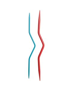Aiguille Câble aluminium multicolore x2 - Knit Pro