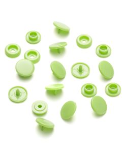 Boutons-pression ronds Color Snaps - Vert clair
