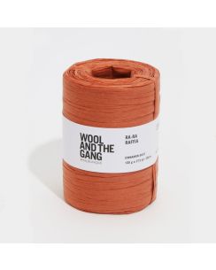 Fil à crocheter Ra Ra Raffia cinnamon dust - Wool and the Gang