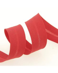 Biais replié 20 mm rouge