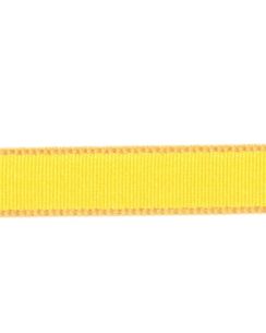 Ruban gros grain jaune tournesol 6 mm