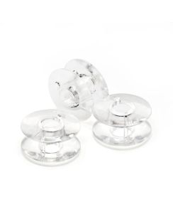 Canettes pour machine SINGER basses et bombées plastique type 66