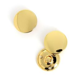 Lot De 6 Boutons Dorés - Neufs, Sans Marque