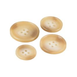 Lot De 15 Boutons Vintage Beige Travaillés - Tailles 1,3 Cm Et 1,7 Cm - Réf 0041