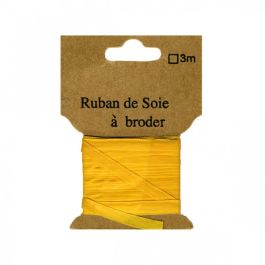 RUBAN DE SOIE A BRODER 4MM - COL 1033 - BOITE DE 3 M