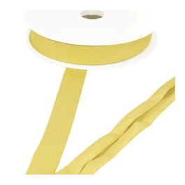Tissu Jersey écru M&C 20mm - Bobine 20m Coton écru Biais Jersey Replié