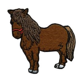 Mono Quick 14618 Écusson Thermocollant Motif Cheval Poney Blanc/marron