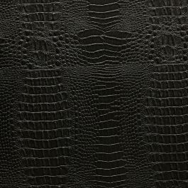 Pantalon Noir Simili Cuir Motif Croco H&M - Taille 38, Coupe Droite, Neuf Sans étiquettes