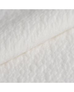 Tissu jacquard viscose Marguerite écru