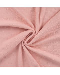 Tissu jacquard de coton imprimé trait texturé nude