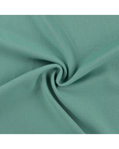 Toile polyester effet lin épaisse unie verte