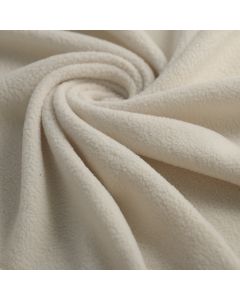 Tissu micro polaire uni Polly écru