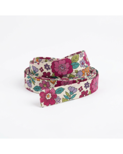 Ruban thermocollant 15mmx2m fleuri multico grandes fleurs