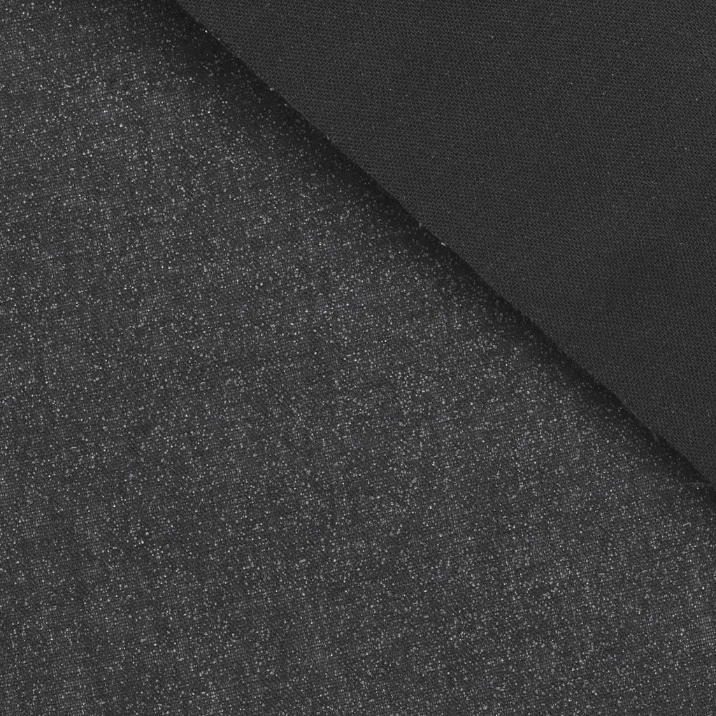 Maille Jersey Thermocollante Entoilage - Noir, Au Mètre, Largeur 90 Cm, Longueur 1 M