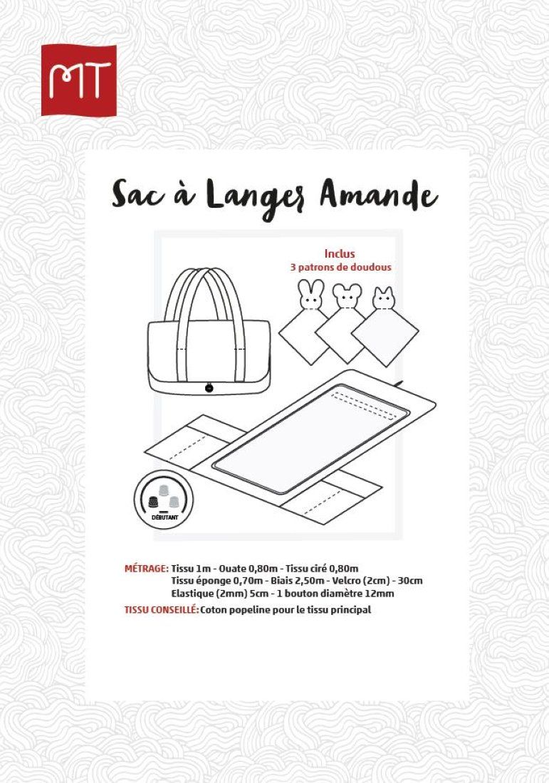 Patron sac à langer et doudou