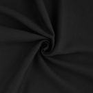 Tissu demi-natté noir Zahra