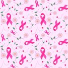 Tissu coton Octobre Rose fleuri