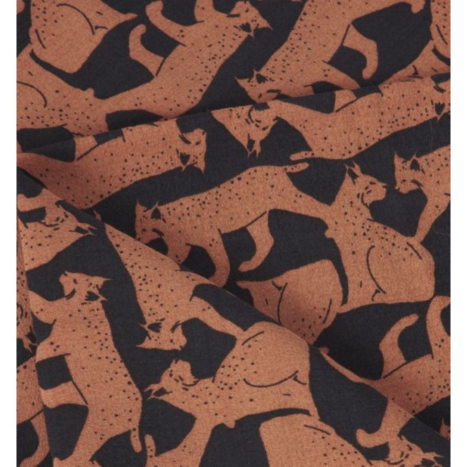 Coupon De Tissu En Viscose Imprimé - 3 Mètres Sur 150 Cm De Large - Neuf Pour Couture