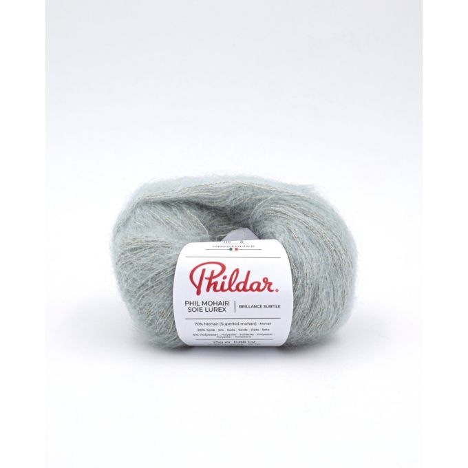 Pelote de laine Mohair et Soie de fabrication française | Ferme d'Amalthée