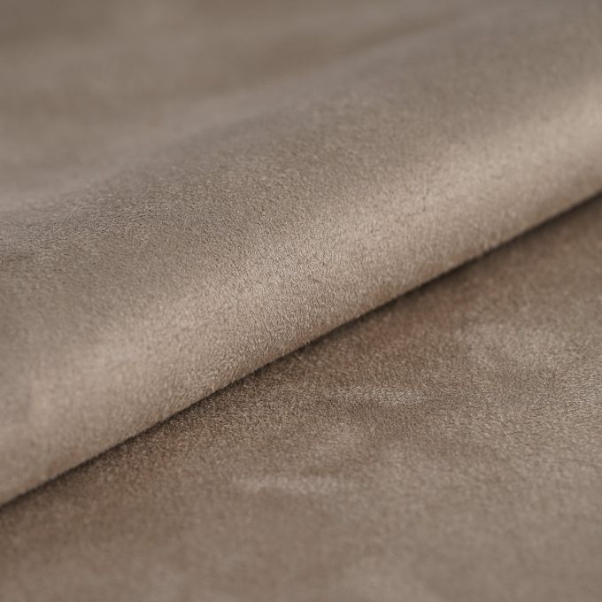 Tissu Maille Lourde à Côtons Taupe Rayé - 650 G/m², 1.10m De Large, Rouleau De 60m, Fabriqué En France