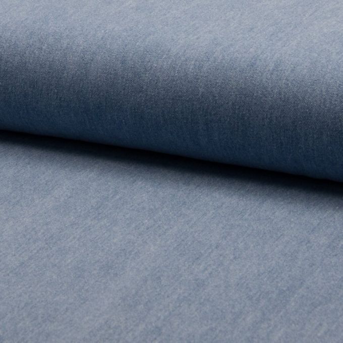 Tissu Denim Coton Bleu Clair - 36 X 60 Pouces, Poids Moyen 10 Onces, Vendu Au Yard