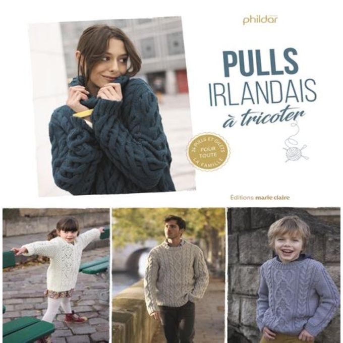 Pull Tricot Phildar Catalogue Phildar Irlandais Pull Irlandais