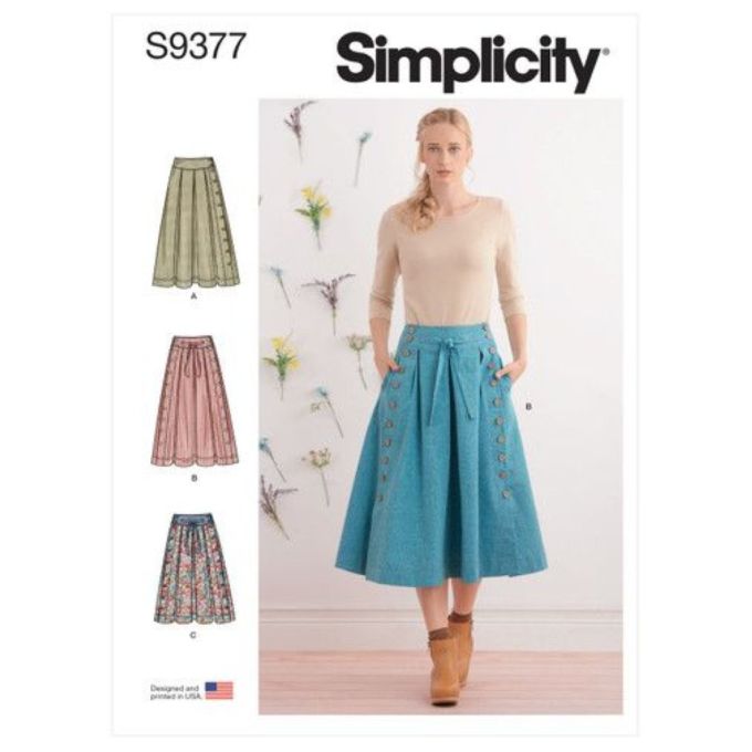 Patron De Couture Simplicity 6189 - Jupe, Top, Veste Longue/Courte, Tailles 38 à 50