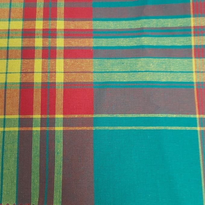 Tissu D'ameublement Georges Moutet - Vert Carreau Tartan - 5 Mètres - Neuf