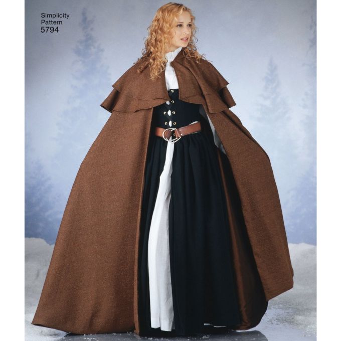 Patron de la cape avec capuche - France