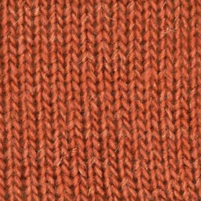 10 Pelotes Laine 50% Mérinos Rouille Tweedé - Fabriqué En France, Aiguille 3/3.5