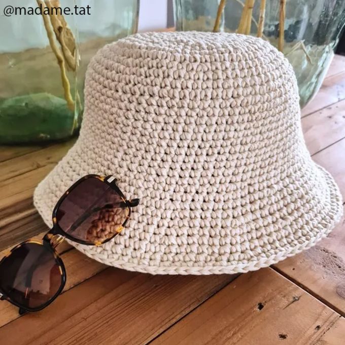 Pelote de fil à tricoter Macramé écru Pingouin