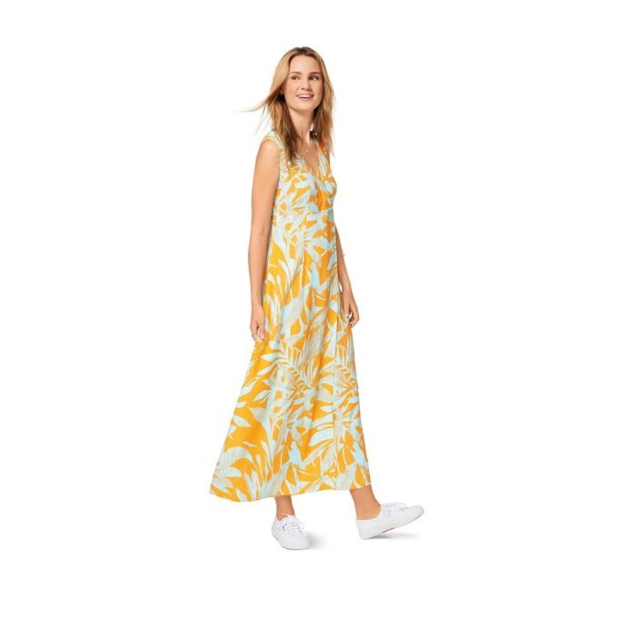 Patron Burda 6211 Robe moulante décolleté cache - cœur - du 36 au 46