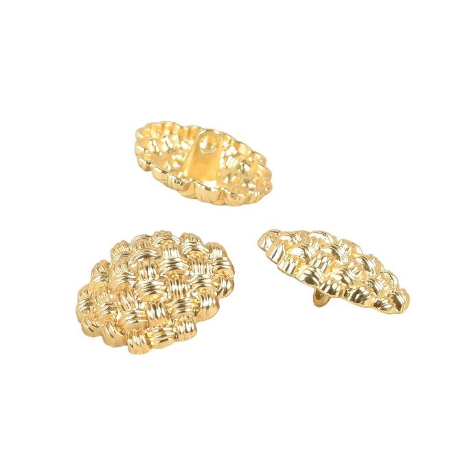 Pack De 12 Boutons Dorés - Diamètre 22mm, Parfait Pour La Couture Ou Le DIY