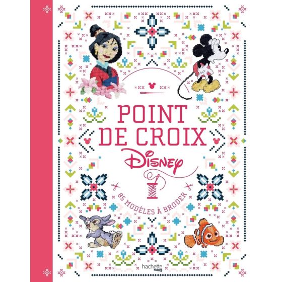 Livre Point de croix Disney 85 modèles