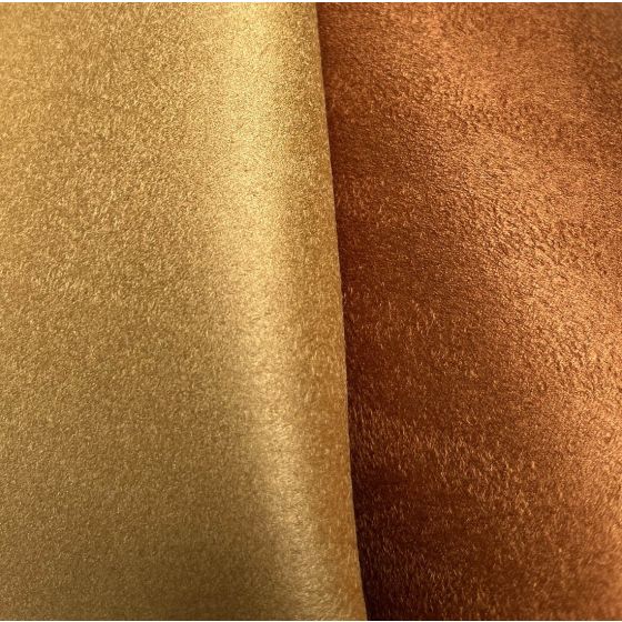 Suedine double face dublin or noisette 145cm