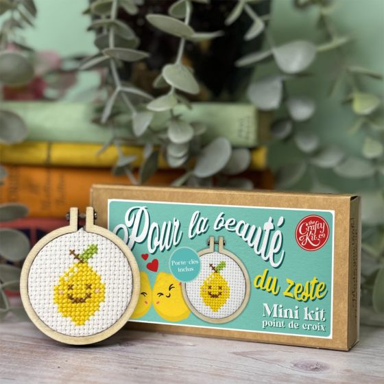 Mini kit point de croix The Crafty Kit Compagny Pour la beauté