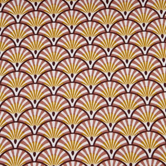 Tissu bachette Athy marsala 